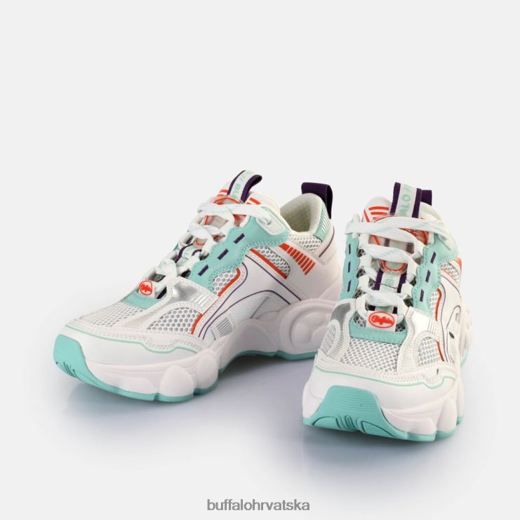 bijela/menta/koraljna Buffalo cld run jog tenisice niske veganske |tenisice TDD6T237